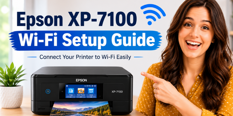 epson xp 7100 wifi setup
