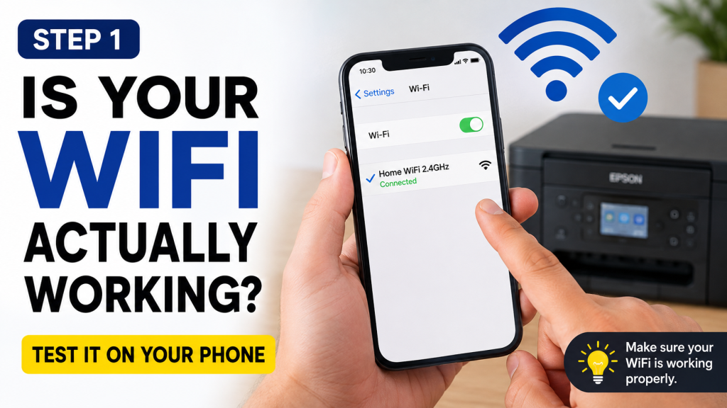 Make Sure Your WiFi Is Working