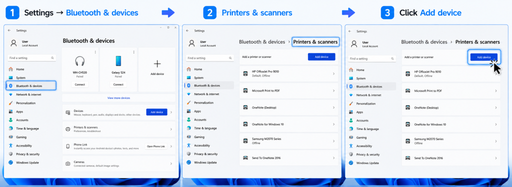 How to Add the Samsung Printer to Windows