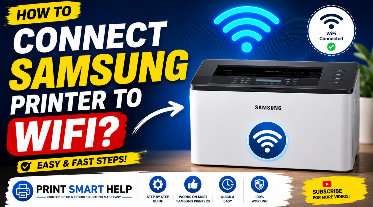 How to Connect Samsung Printer to WiFi?